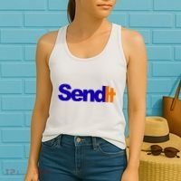 Sent It Spoof Parody Logo Women's Tank Top thumb 2