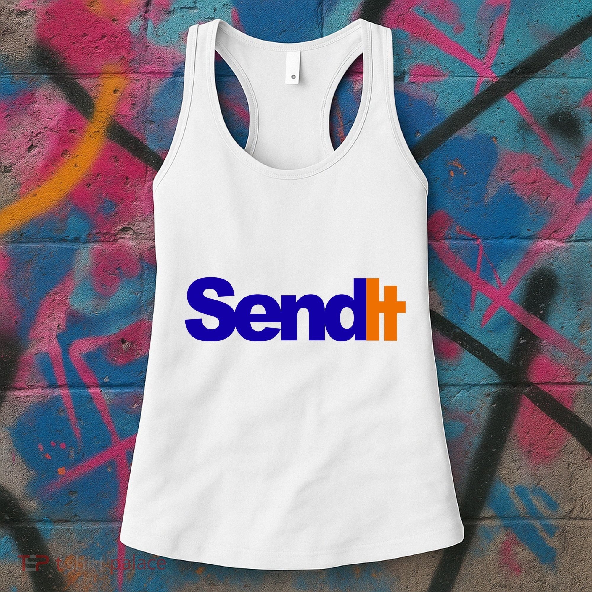 Sent It Spoof Parody Logo Women's Tank Top