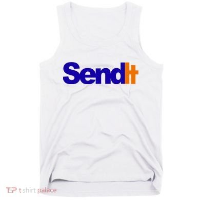 Sent It Spoof Parody Logo Tank Top