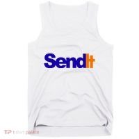 Sent It Spoof Parody Logo Tank Top thumb 0