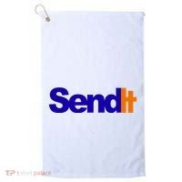 Sent It Spoof Parody Logo Golf Towel thumb 0
