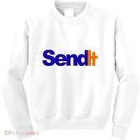 Sent It Spoof Parody Logo Kids Sweatshirt thumb 0