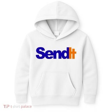 Sent It Spoof Parody Logo Kids Hoodie