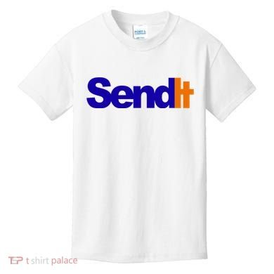 Sent It Spoof Parody Logo Kids T-Shirt