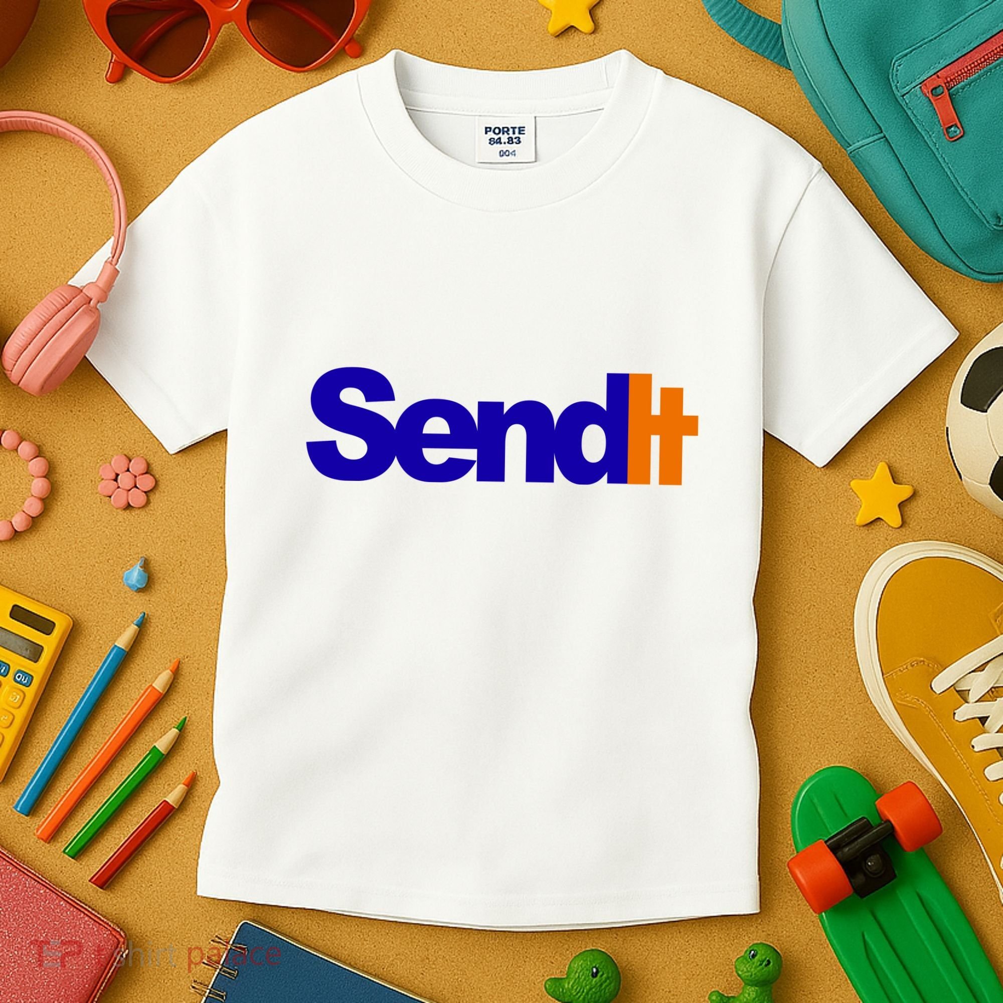 Sent It Spoof Parody Logo Kids T-Shirt