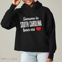 Someone In South Carolina Loves Me Ladies Heavyweight Boxy Pullover Hoodie thumb 0