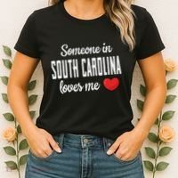 Someone In South Carolina Loves Me Women's T-Shirt thumb 2