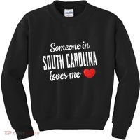 Someone In South Carolina Loves Me Kids Sweatshirt thumb 0