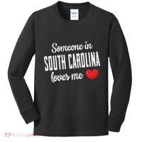Someone In South Carolina Loves Me Kids Long Sleeve Shirt thumb 0