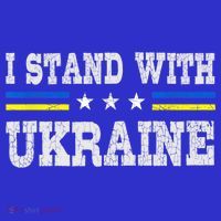 Support I Stand With Ukraine American Ukrainian Flag Gift Sweatshirt thumb 3
