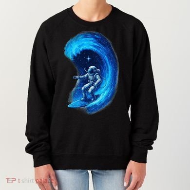 Surfing In Space Women's Sweatshirt