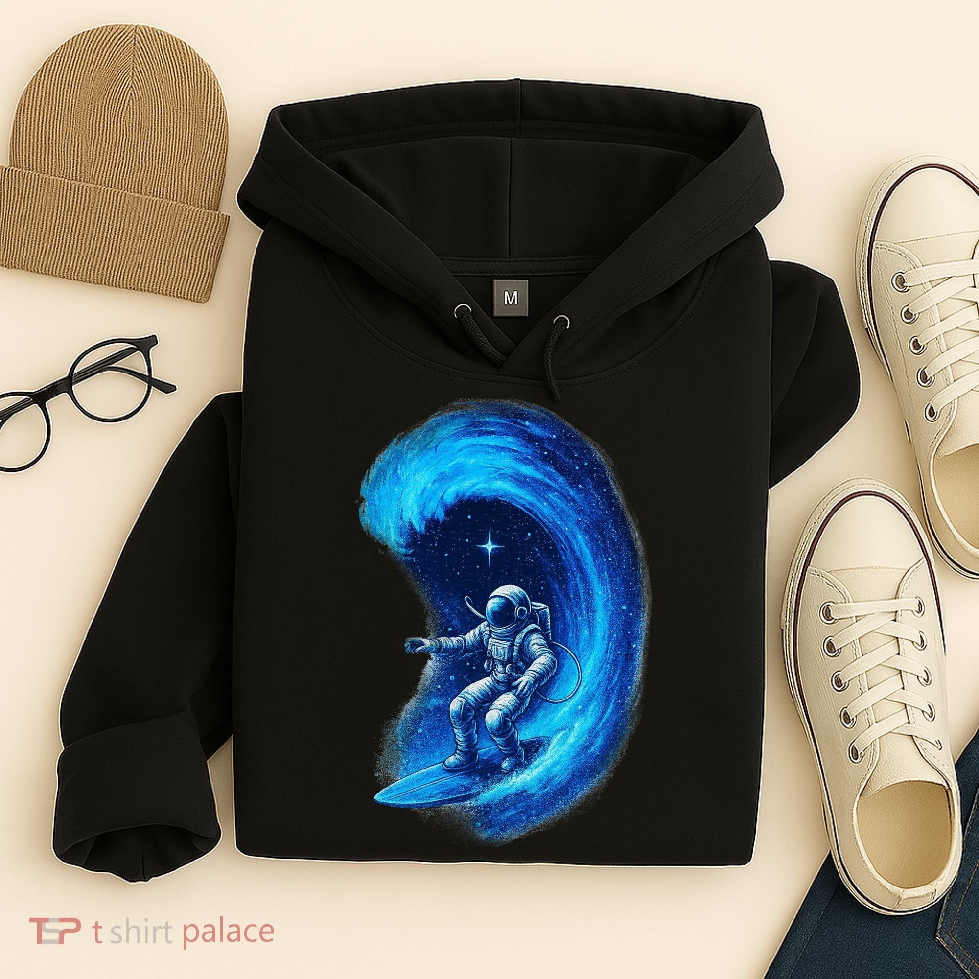 Surfing In Space Hoodie
