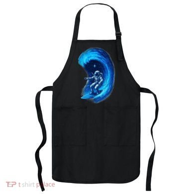 Surfing In Space Apron