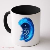 Surfing In Space Coffee Mug thumb 0