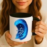 Surfing In Space Coffee Mug thumb 3