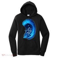 Surfing In Space Women's Hoodie thumb 0
