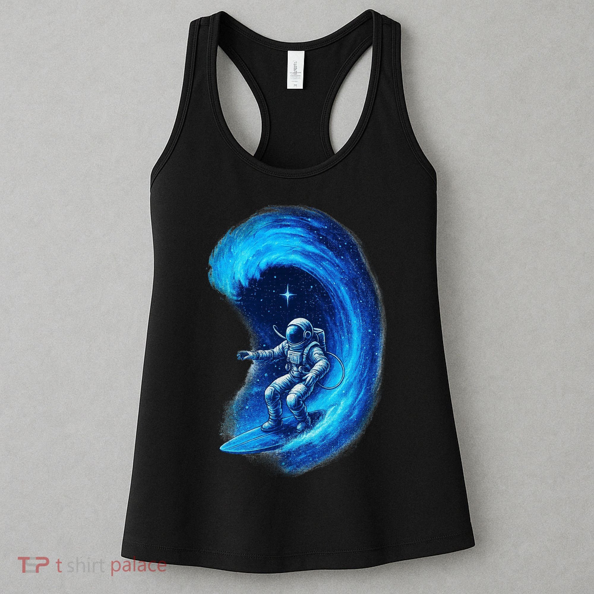 Surfing In Space Women's Tank Top