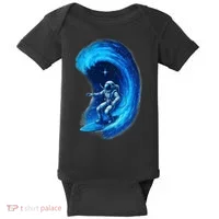 Surfing In Space Baby Bodysuit thumb 0