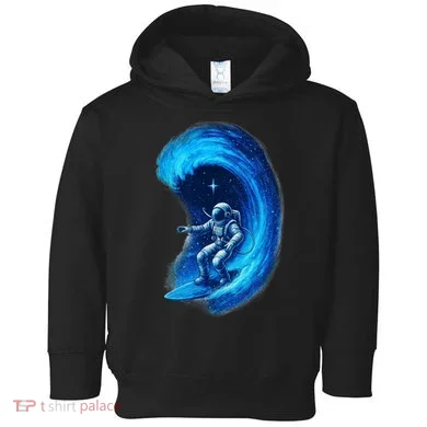Surfing In Space Toddler Hoodie
