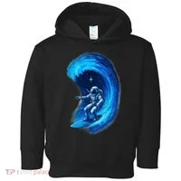 Surfing In Space Toddler Hoodie thumb 0