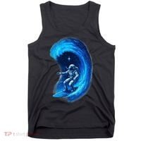 Surfing In Space Tank Top thumb 0