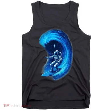 Surfing In Space Tank Top