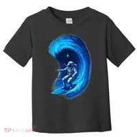 Surfing In Space Toddler T-Shirt thumb 0