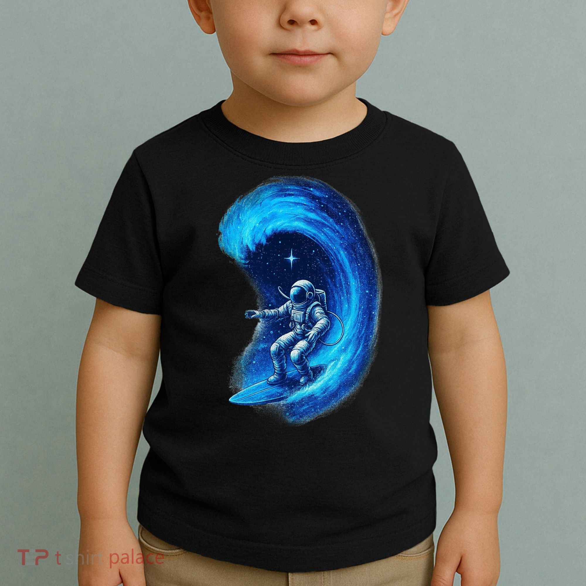 Surfing In Space Toddler T-Shirt