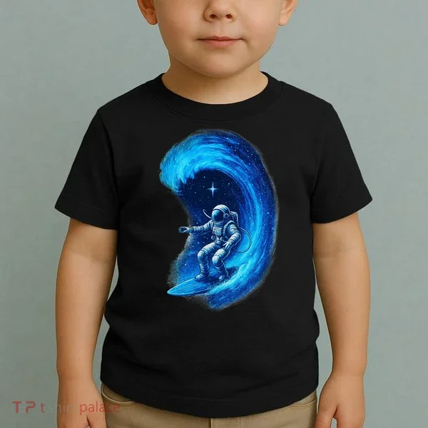 Surfing In Space Toddler T-Shirt