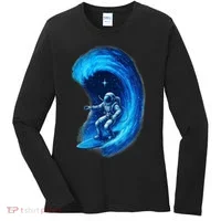 Surfing In Space Women's Long Sleeve Shirt thumb 0