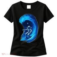 Surfing In Space Women's T-Shirt thumb 0