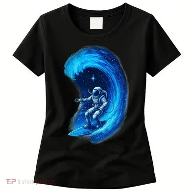 Surfing In Space Women's T-Shirt