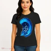Surfing In Space Women's T-Shirt thumb 4