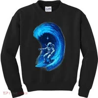 Surfing In Space Kids Sweatshirt thumb 0