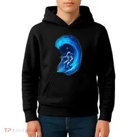 Surfing In Space Kids Hoodie thumb 4