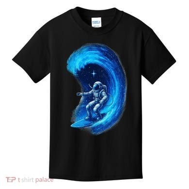 Surfing In Space Kids T-Shirt