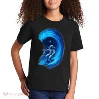 Surfing In Space Kids T-Shirt thumb 2
