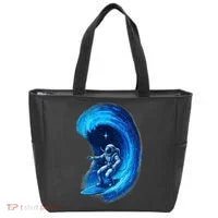 Surfing In Space Tote Bag thumb 0