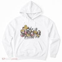 She Is Strong Christian 31:25 God Jesus Hoodie thumb 0