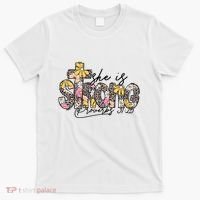 She Is Strong Christian 31:25 God Jesus T-Shirt thumb 0