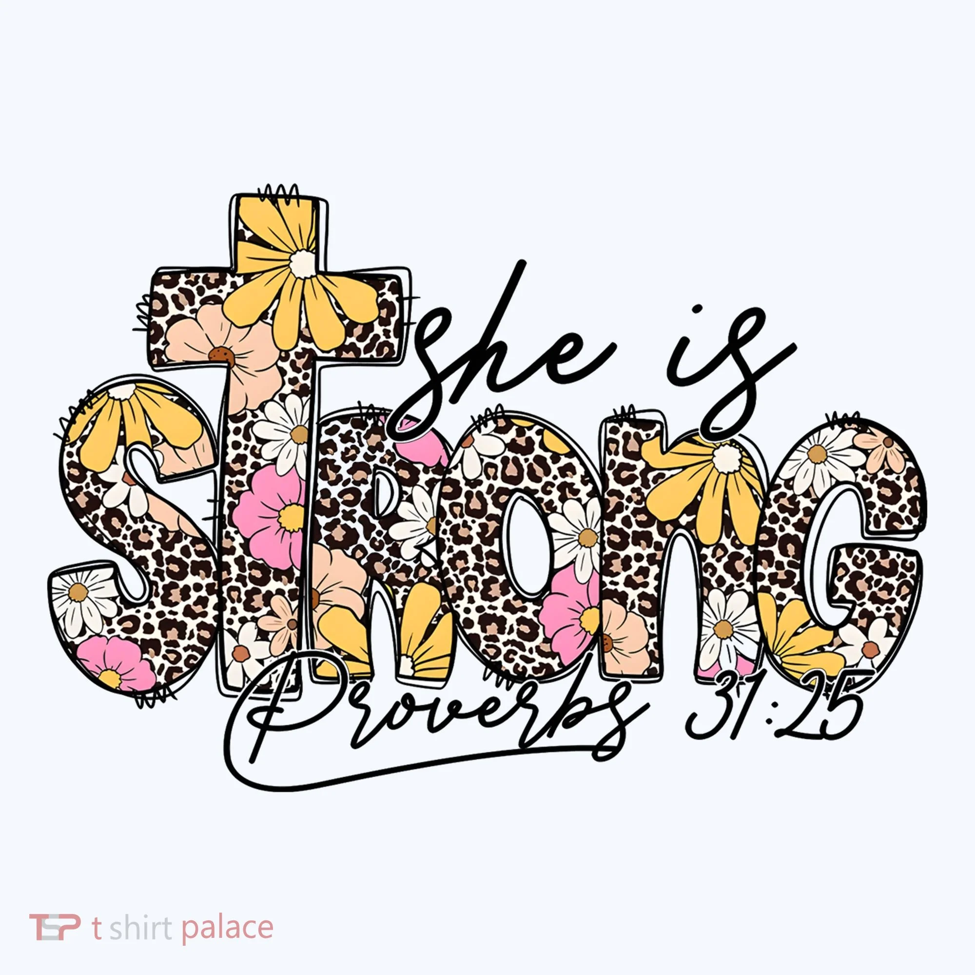 She Is Strong Christian 31:25 God Jesus Ornament