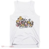 She Is Strong Christian 31:25 God Jesus Tank Top thumb 0