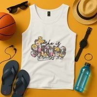 She Is Strong Christian 31:25 God Jesus Tank Top thumb 4