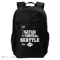 Saturdays In Seattle Football Fan Backpack thumb 0
