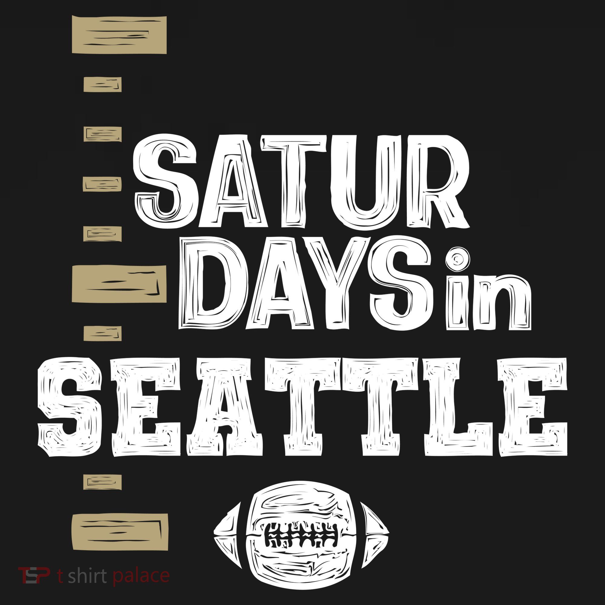 Saturdays In Seattle Football Fan Coaster