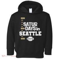 Saturdays In Seattle Football Fan Toddler Hoodie thumb 0