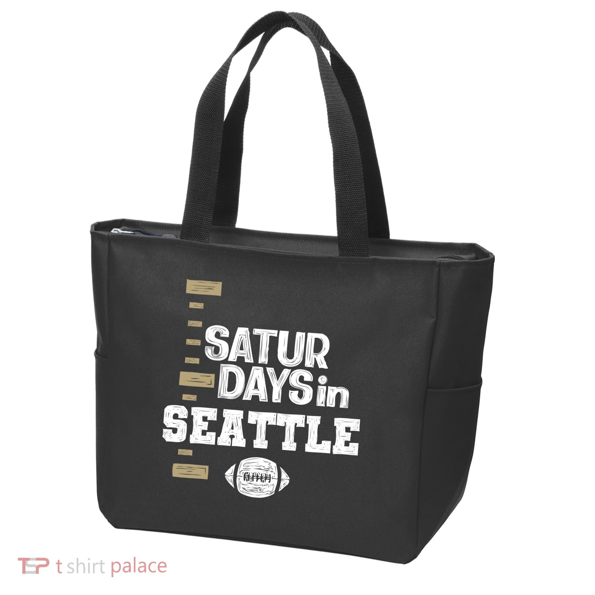 Saturdays In Seattle Football Fan Tote Bag