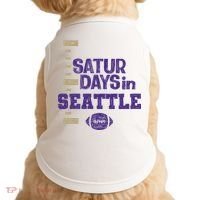 Saturdays In Seattle Football Fan Doggie Tank thumb 0
