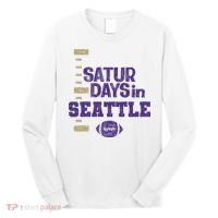 Saturdays In Seattle Football Fan Long Sleeve Shirt thumb 0