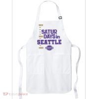 Saturdays In Seattle Football Fan Apron thumb 0